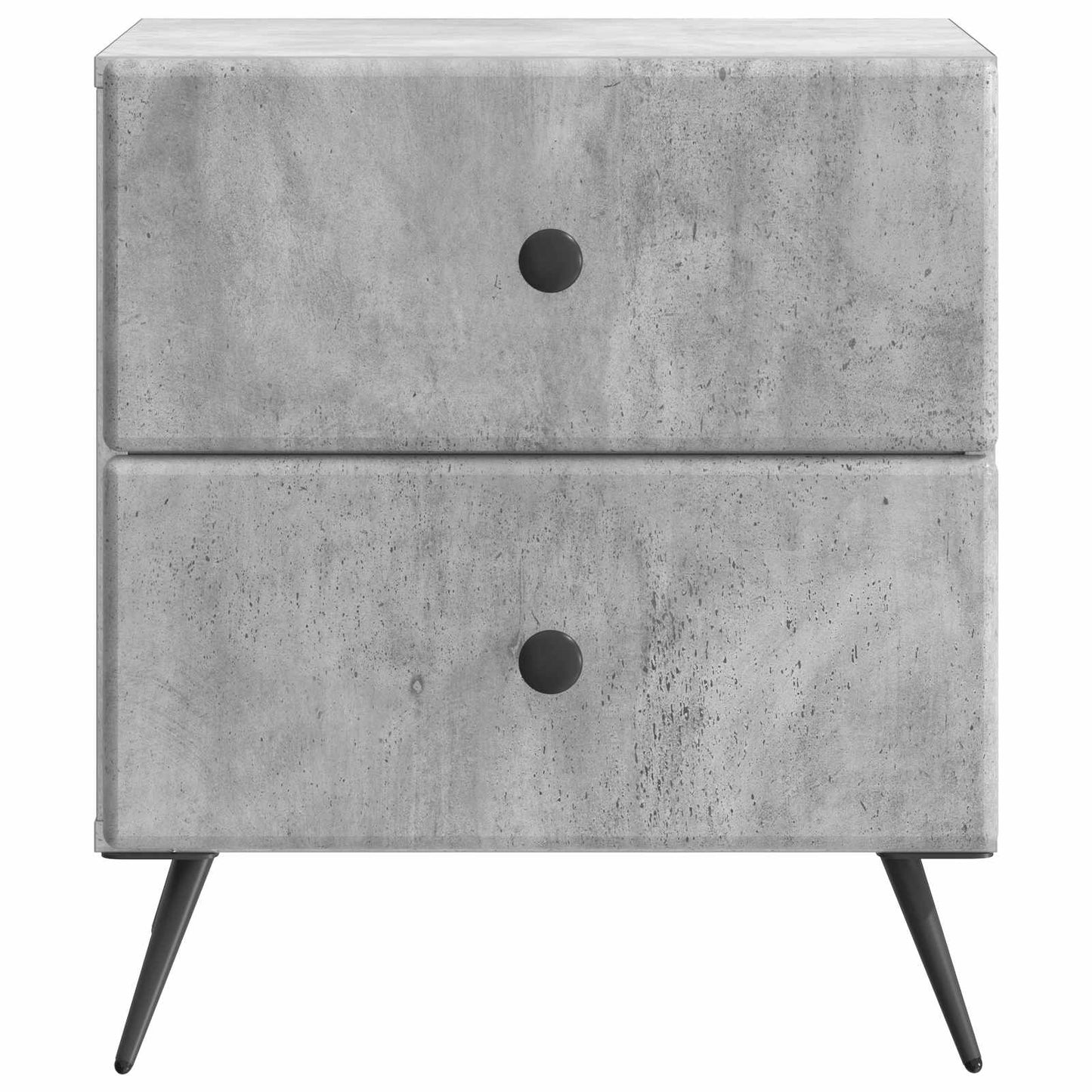 vidaXL Bedside Cabinet with Drawer Concrete Grey 43 x 34.5 x 47.5 cm