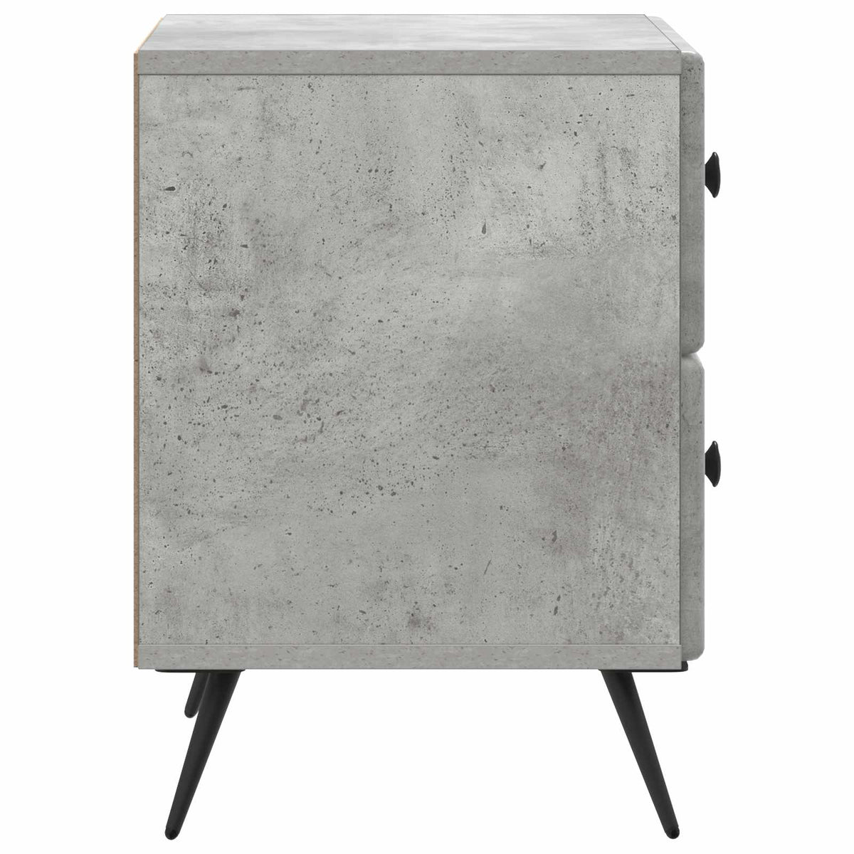 vidaXL Bedside Cabinet Concrete Grey 43 x 34.5 x 47.5 cm