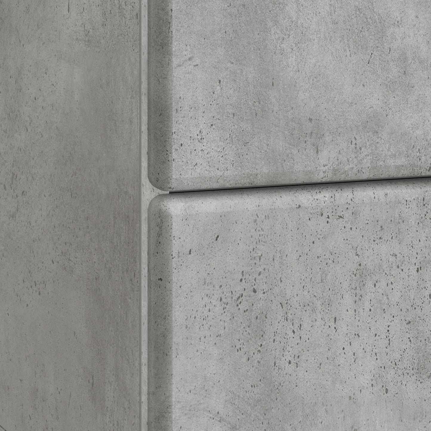 vidaXL Bedside Cabinet 2 pcs Concrete Grey 43 x 34.5 x 47.5 cm