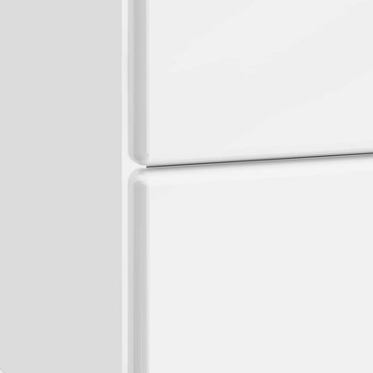 vidaXL Bedside Cabinet 2 pcs High Gloss White 43 x 34.5 x 47.5 cm