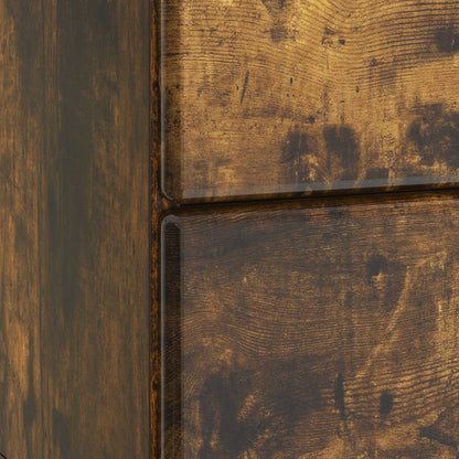 vidaXL Bedside Cabinet Smoked Oak 43 x 34.5 x 47.5 cm Engineered Wood