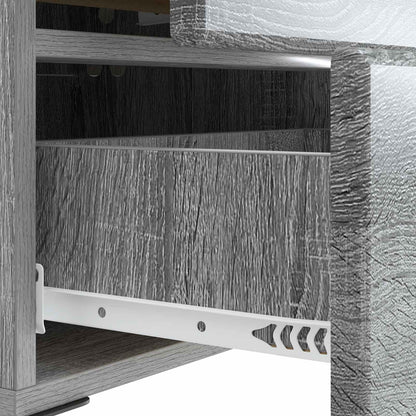 vidaXL Bedside Cabinet Grey Sonoma 43 x 34.5 x 47.5 cm Engineered Wood
