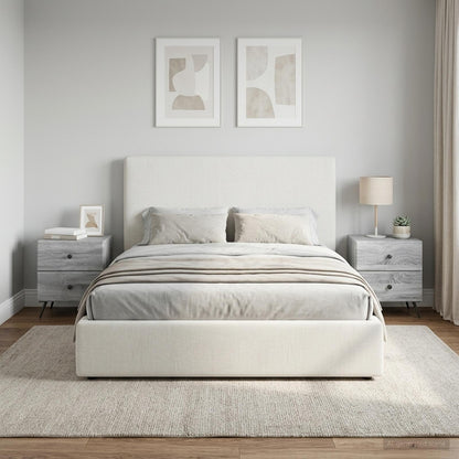 vidaXL Bedside Cabinet 2 pcs Grey Sonoma 43 x 34.5 x 47.5 cm