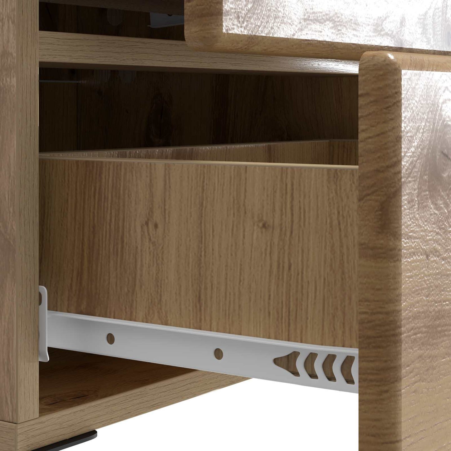 vidaXL Bedside Cabinet Artisan Oak 43 x 34.5 x 47.5 cm Engineered Wood