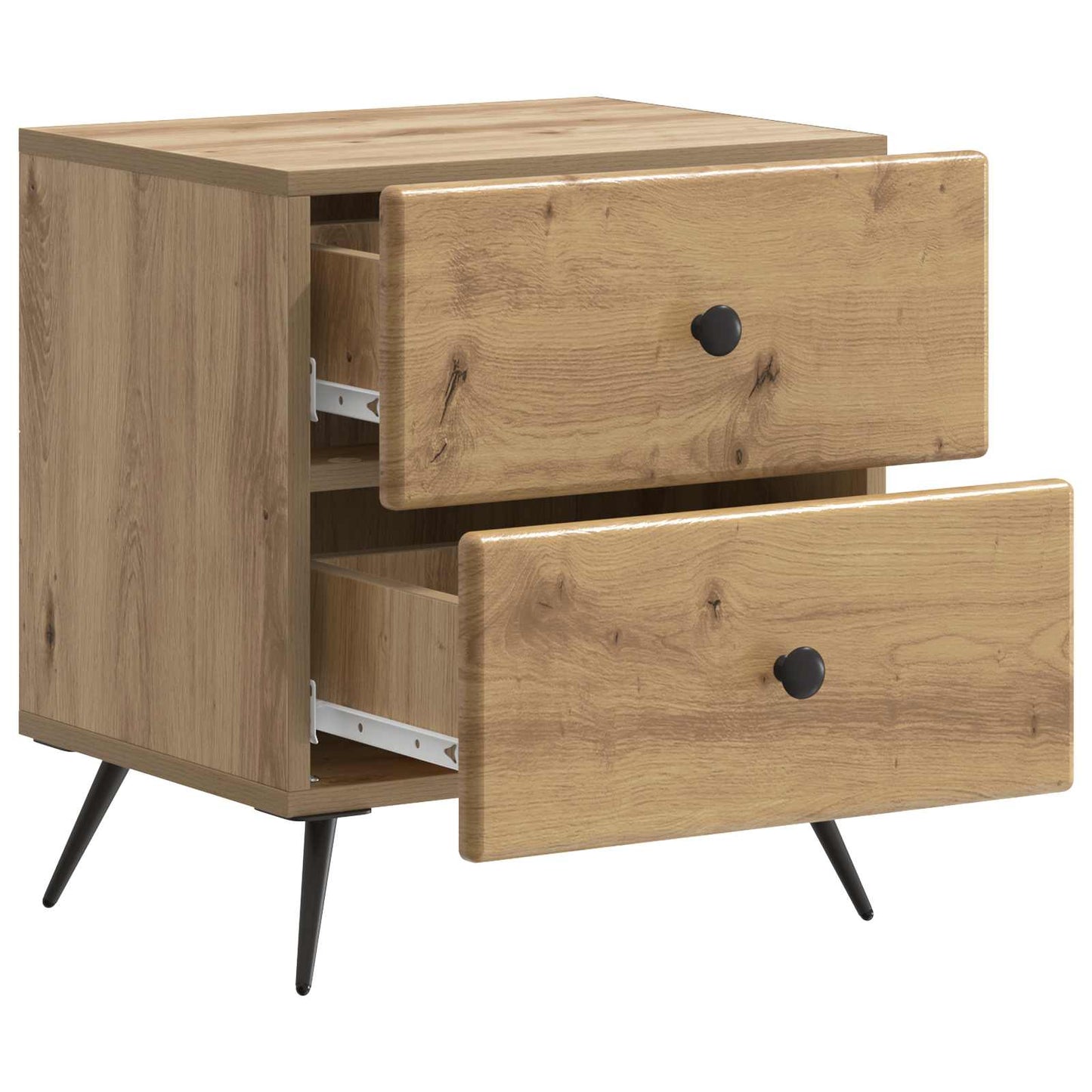 vidaXL Bedside Cabinet Artisan Oak 43 x 34.5 x 47.5 cm Engineered Wood