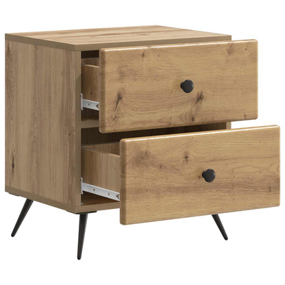 vidaXL Bedside Cabinet Artisan Oak 43 x 34.5 x 47.5 cm Engineered Wood