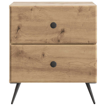 vidaXL Bedside Cabinet Artisan Oak 43 x 34.5 x 47.5 cm Engineered Wood