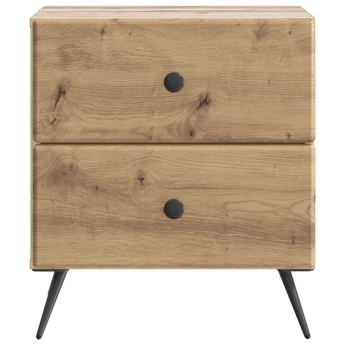 vidaXL Bedside Cabinet 2 pcs Artisan Oak 43 x 34.5 x 47.5 cm