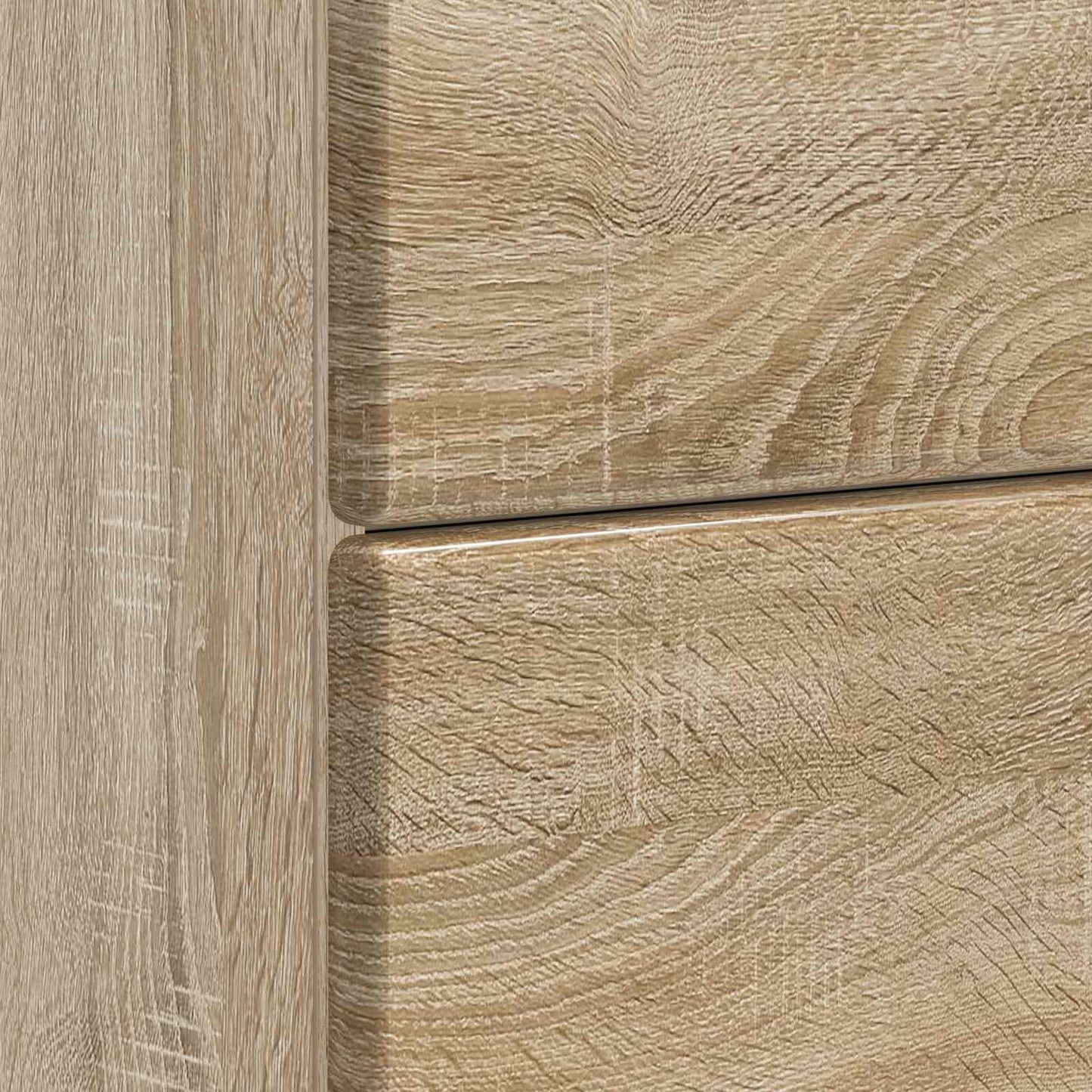vidaXL Bedside Cabinet Sonoma Oak 62 x 34.5 x 47.5 cm Engineered Wood