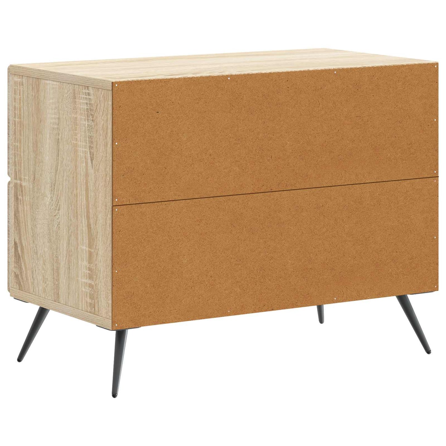 vidaXL Bedside Cabinet Sonoma Oak 62 x 34.5 x 47.5 cm Engineered Wood