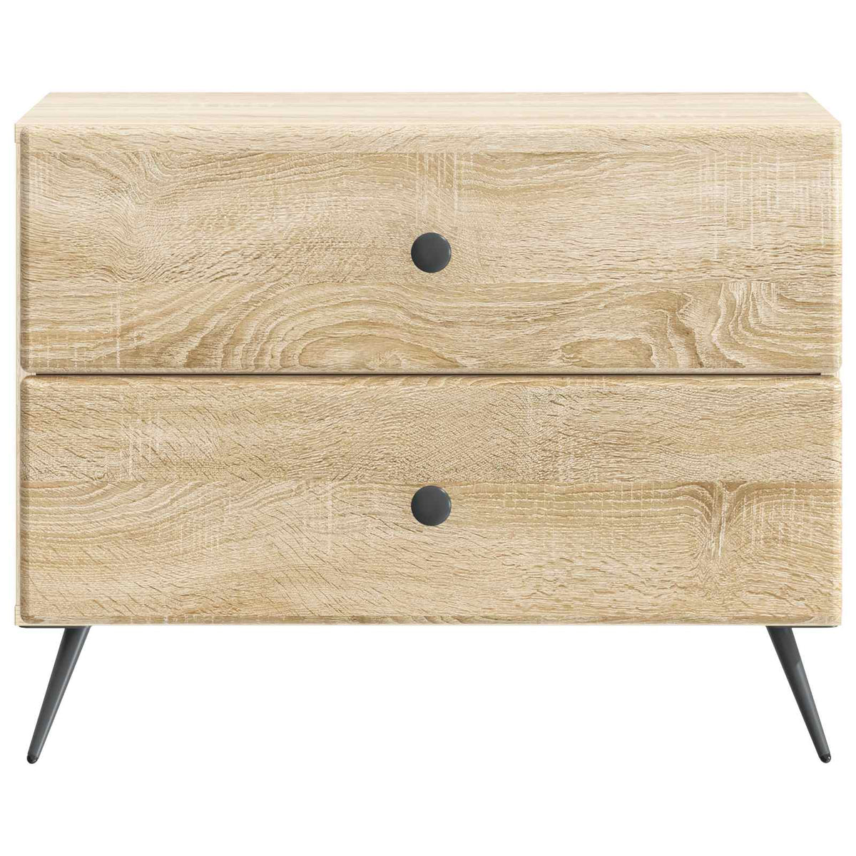 vidaXL Bedside Cabinet Sonoma Oak 62 x 34.5 x 47.5 cm Engineered Wood