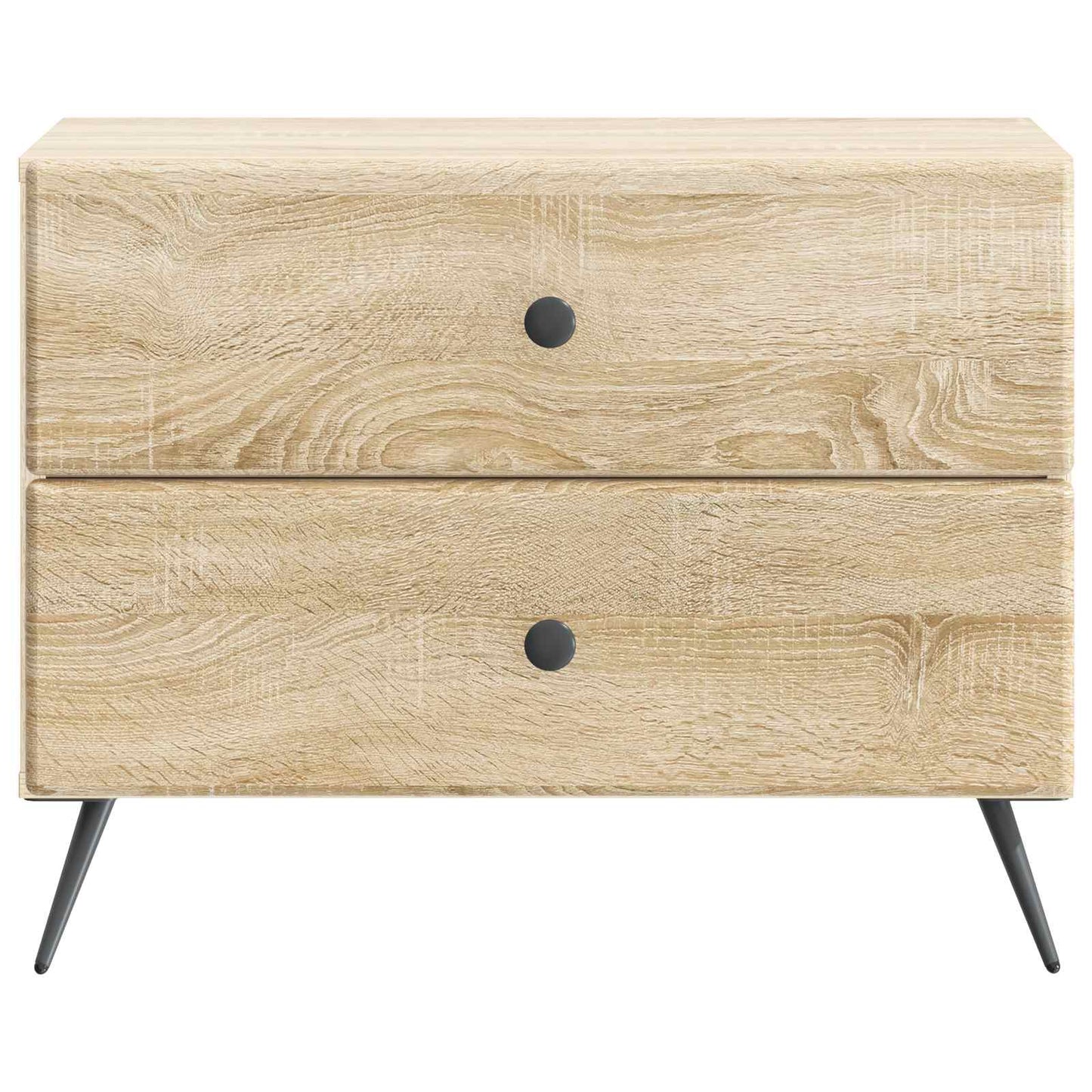 vidaXL Bedside Cabinet Sonoma Oak 62 x 34.5 x 47.5 cm Engineered Wood