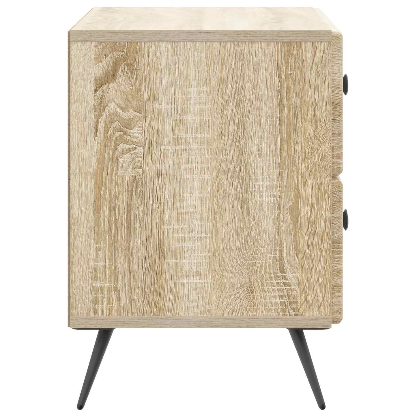 vidaXL Bedside Cabinet Sonoma Oak 62 x 34.5 x 47.5 cm Engineered Wood