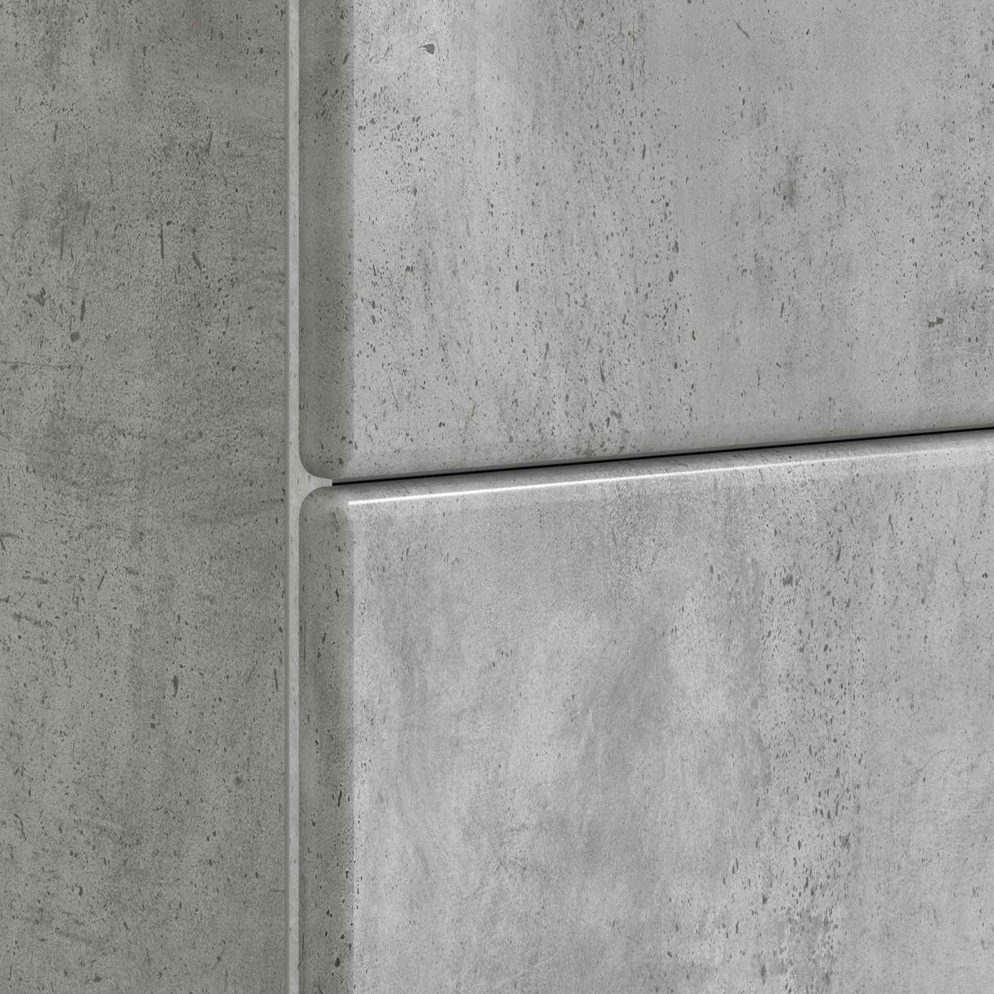 vidaXL Bedside Cabinet with Drawer Concrete Grey 62 x 34.5 x 47.5 cm