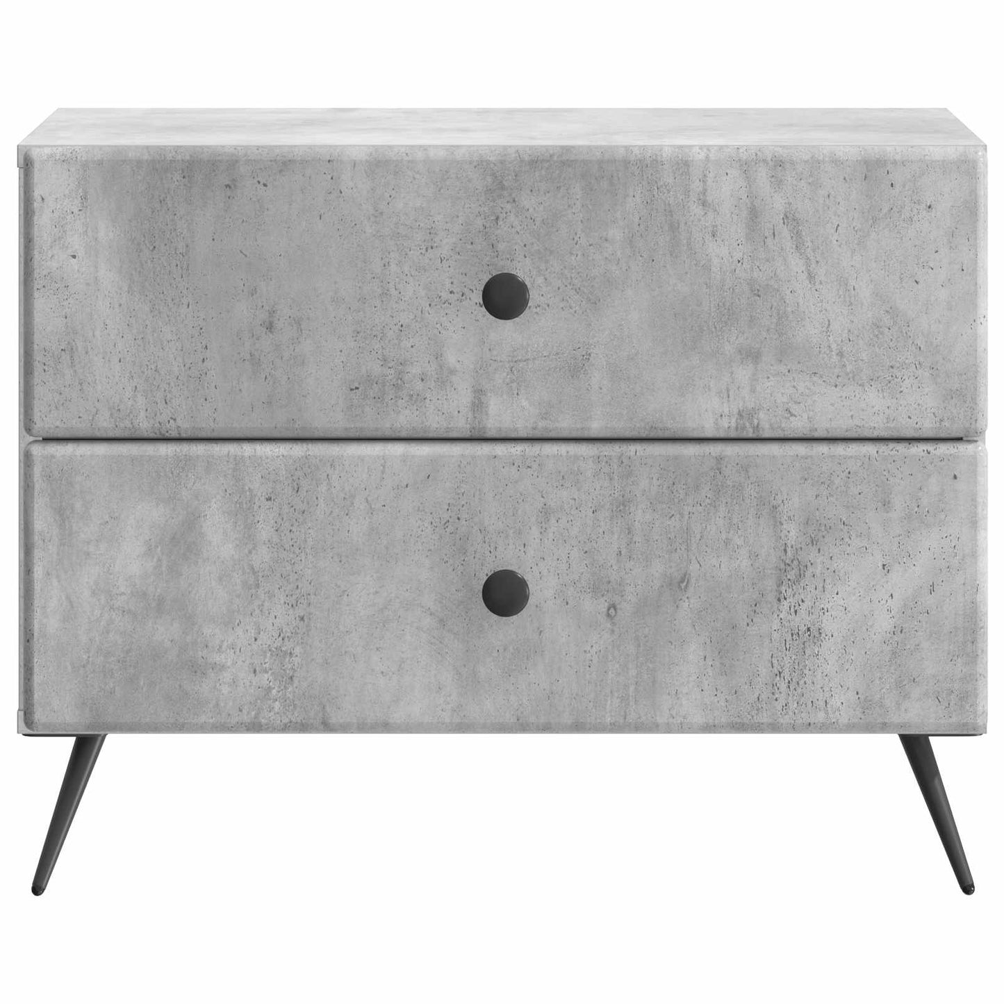 vidaXL Bedside Cabinet with Drawer Concrete Grey 62 x 34.5 x 47.5 cm