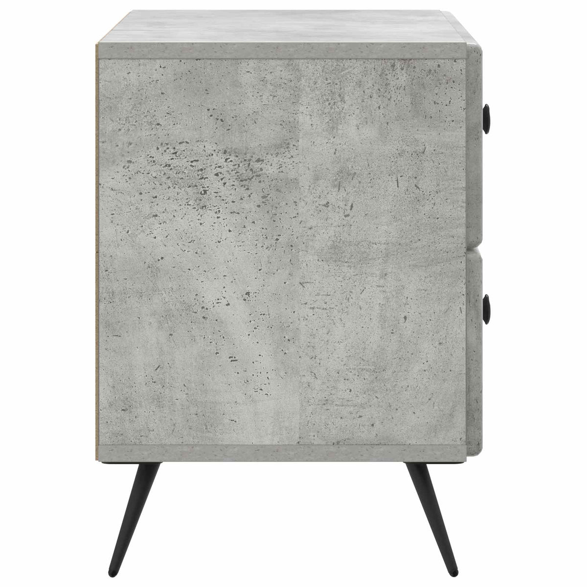 vidaXL Bedside Cabinet Concrete Grey 62 x 34.5 x 47.5 cm