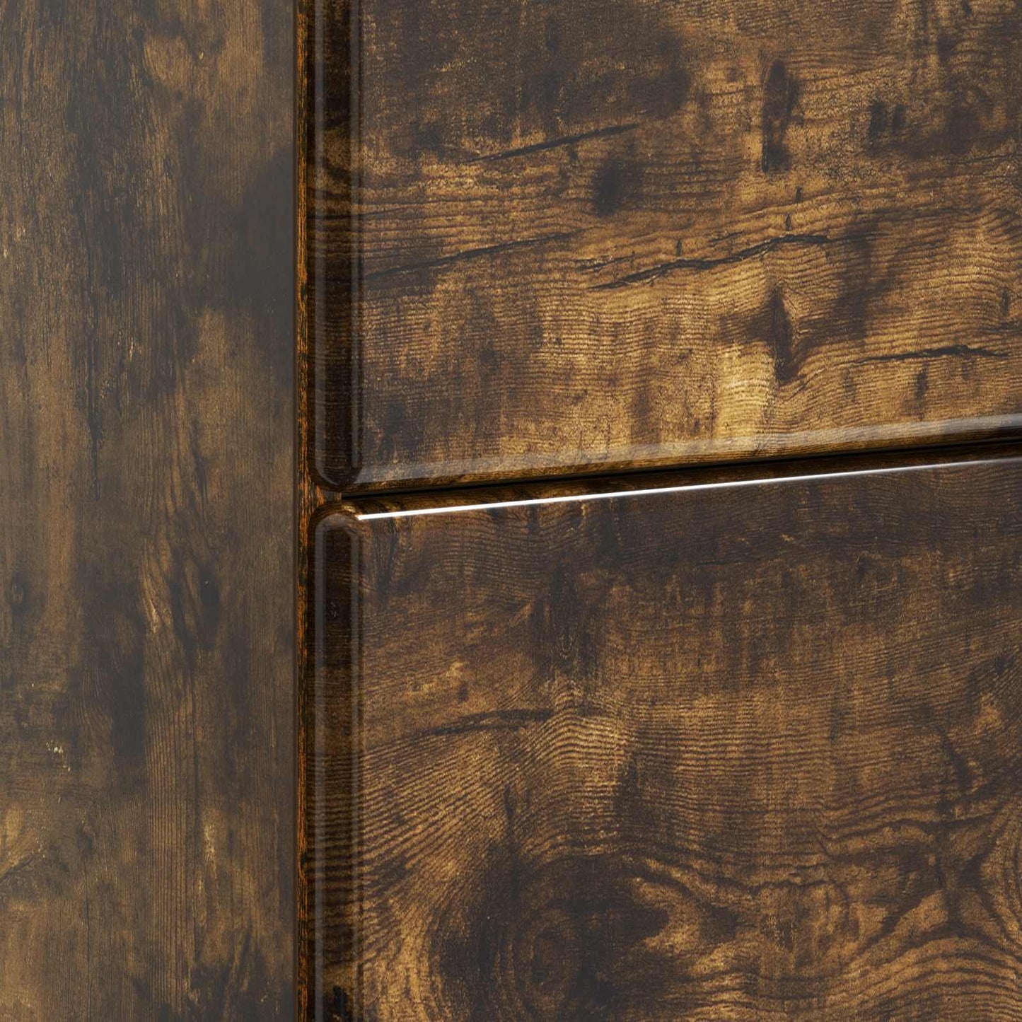 vidaXL Bedside Cabinet Smoked Oak 62 x 34.5 x 47.5 cm Engineered Wood