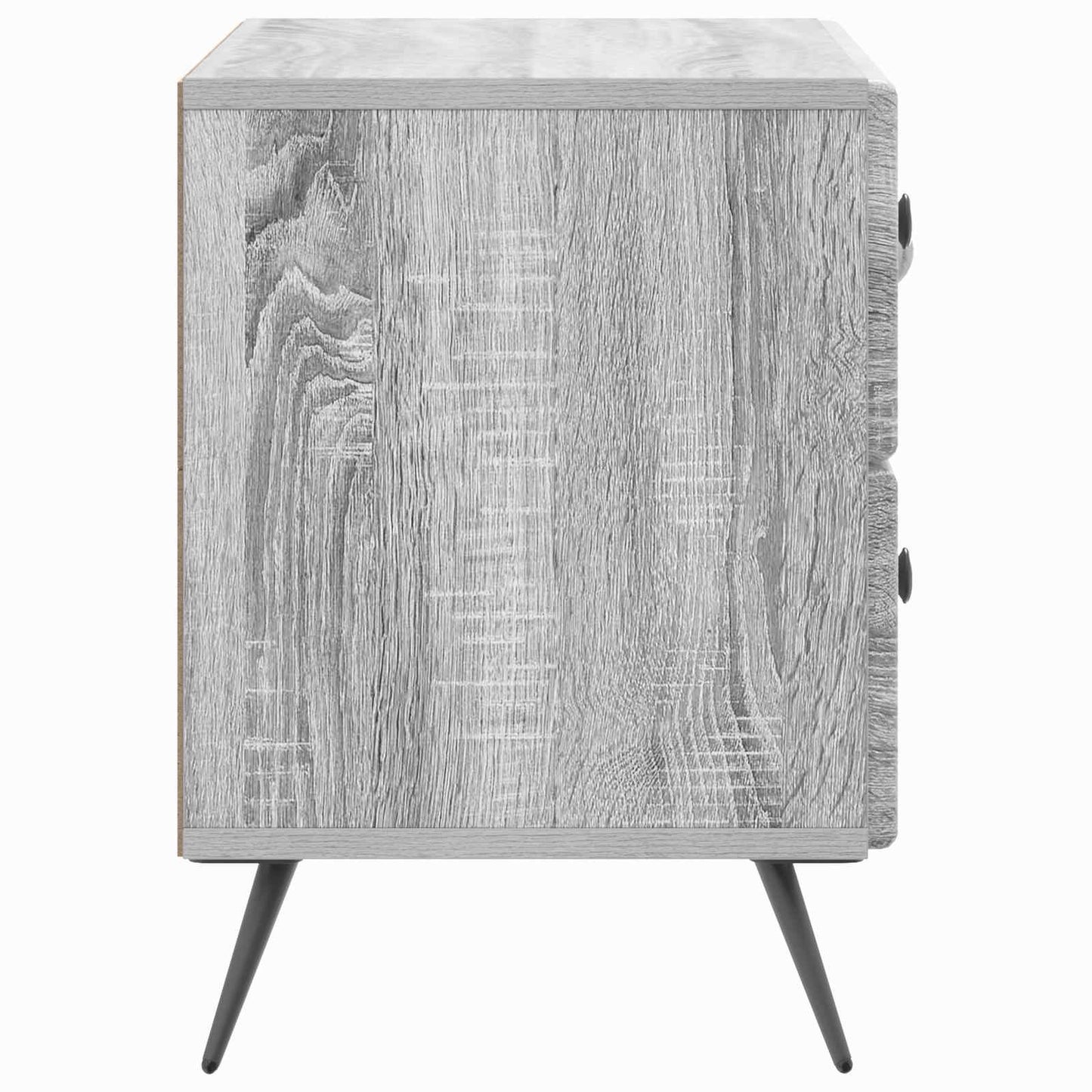 vidaXL Bedside Cabinet Grey Sonoma 62 x 34.5 x 47.5 cm Engineered Wood