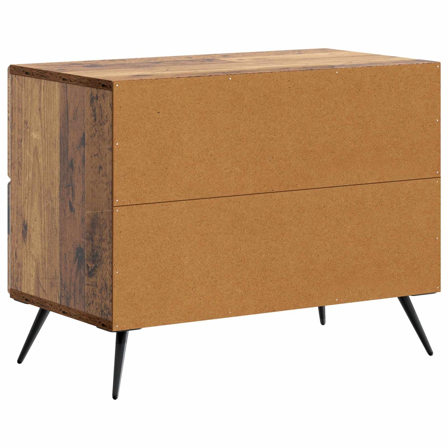 vidaXL Bedside Cabinet Old Wood 62 x 34.5 x 47.5 cm Engineered Wood