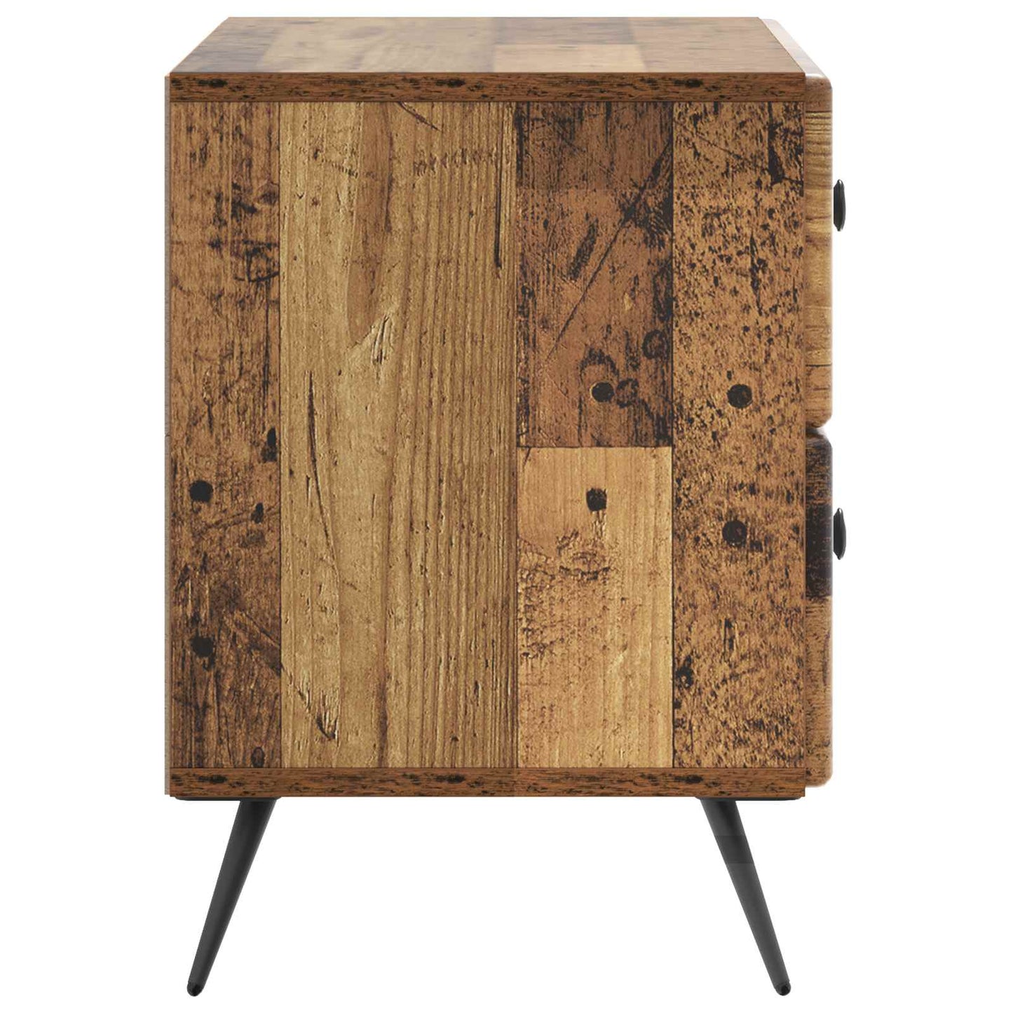 vidaXL Bedside Cabinet Old Wood 62 x 34.5 x 47.5 cm Engineered Wood