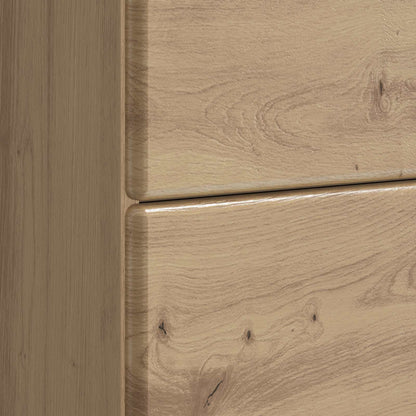 vidaXL Bedside Cabinet Artisan Oak 62 x 34.5 x 47.5 cm Engineered Wood