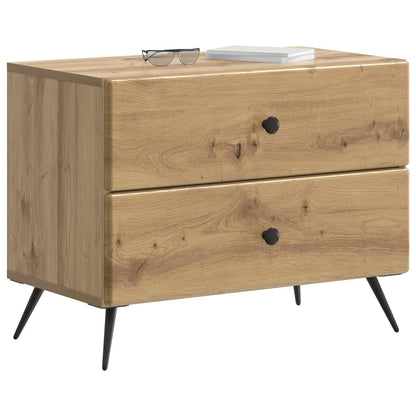 vidaXL Bedside Cabinet Artisan Oak 62 x 34.5 x 47.5 cm Engineered Wood