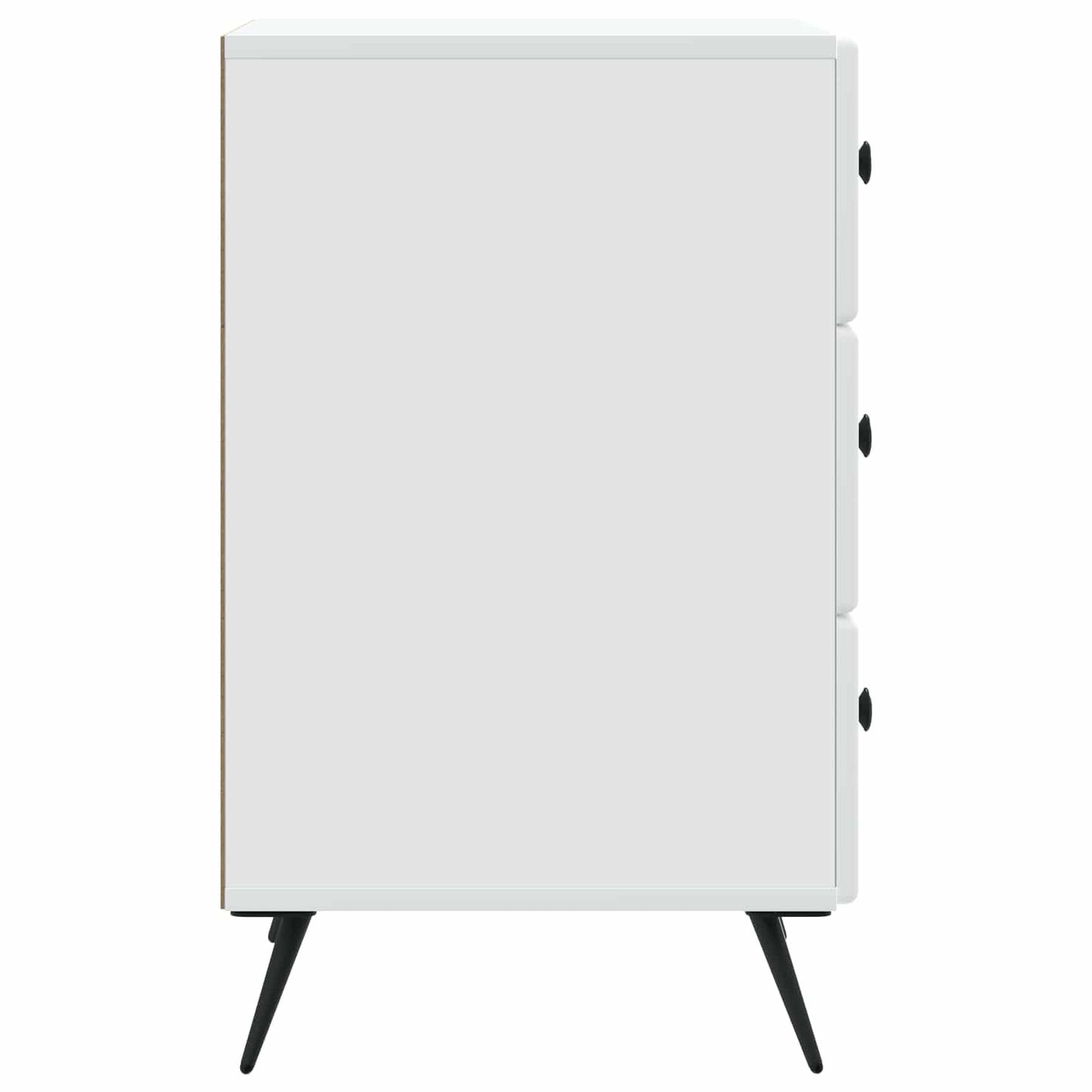 vidaXL Bedside Cabinet White 43 x 41 x 66.5 cm Engineered Wood