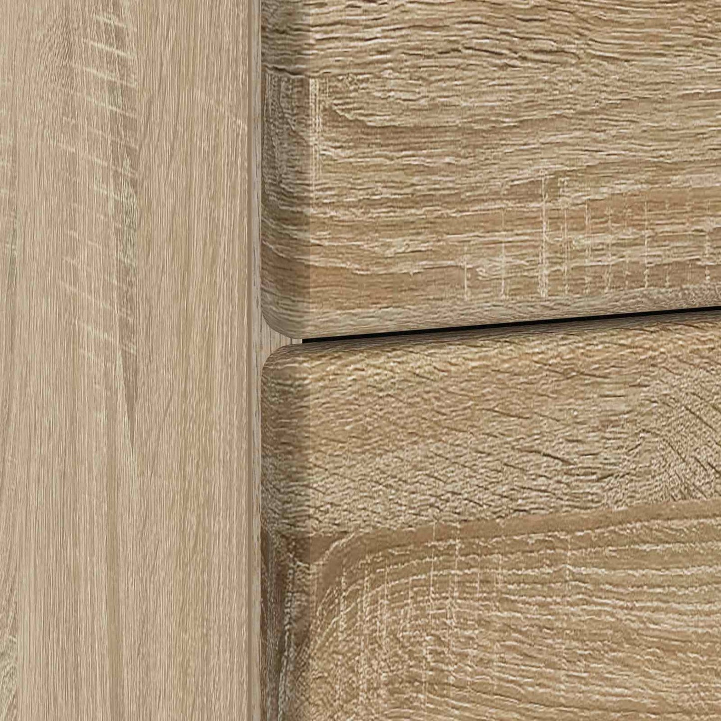 vidaXL Bedside Cabinet Sonoma Oak 43 x 41 x 66.5 cm Engineered Wood