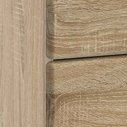 vidaXL Bedside Cabinet Sonoma Oak 43 x 41 x 66.5 cm Engineered Wood