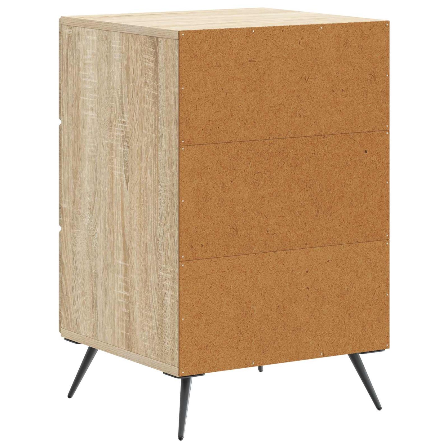 vidaXL Bedside Cabinet Sonoma Oak 43 x 41 x 66.5 cm Engineered Wood