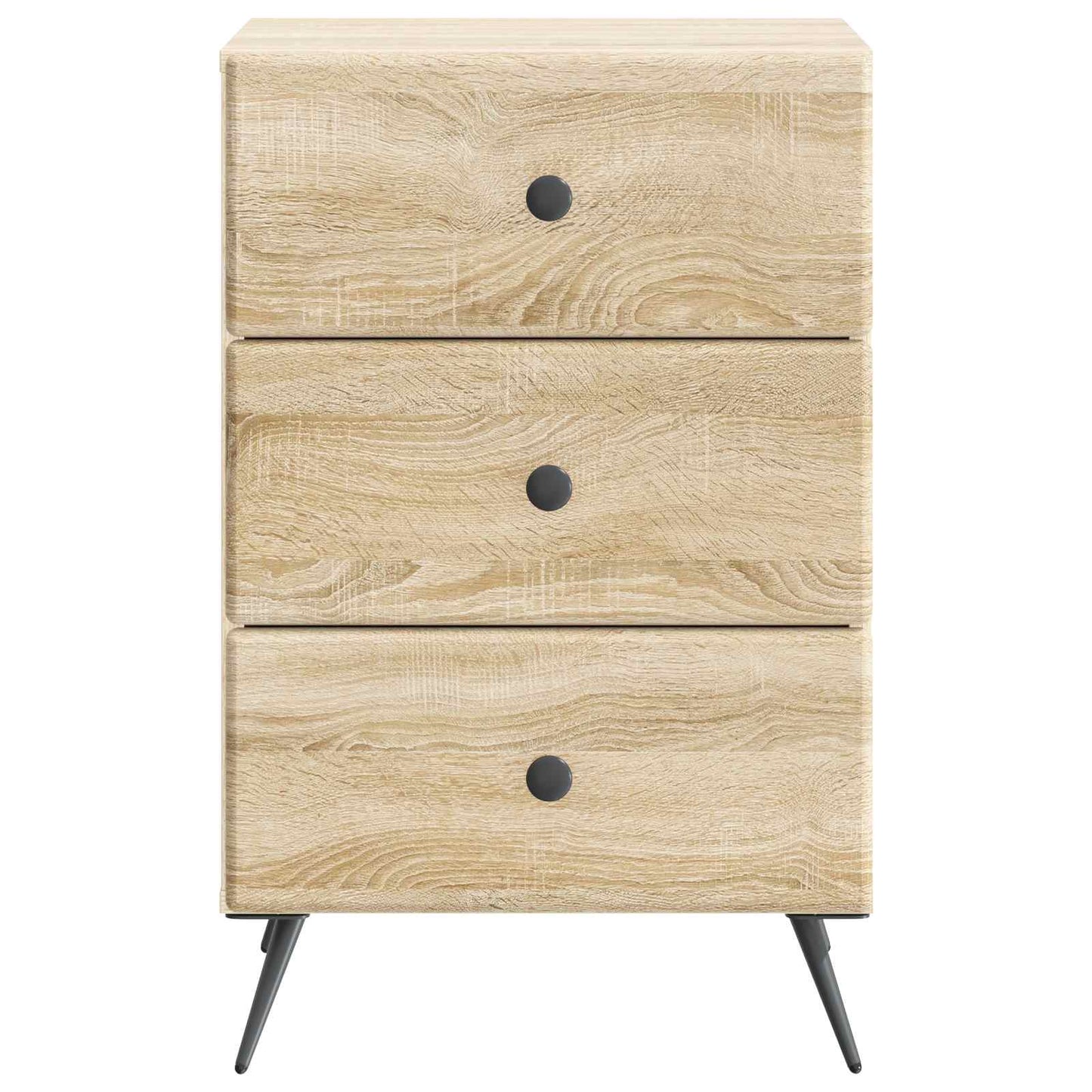 vidaXL Bedside Cabinet Sonoma Oak 43 x 41 x 66.5 cm Engineered Wood