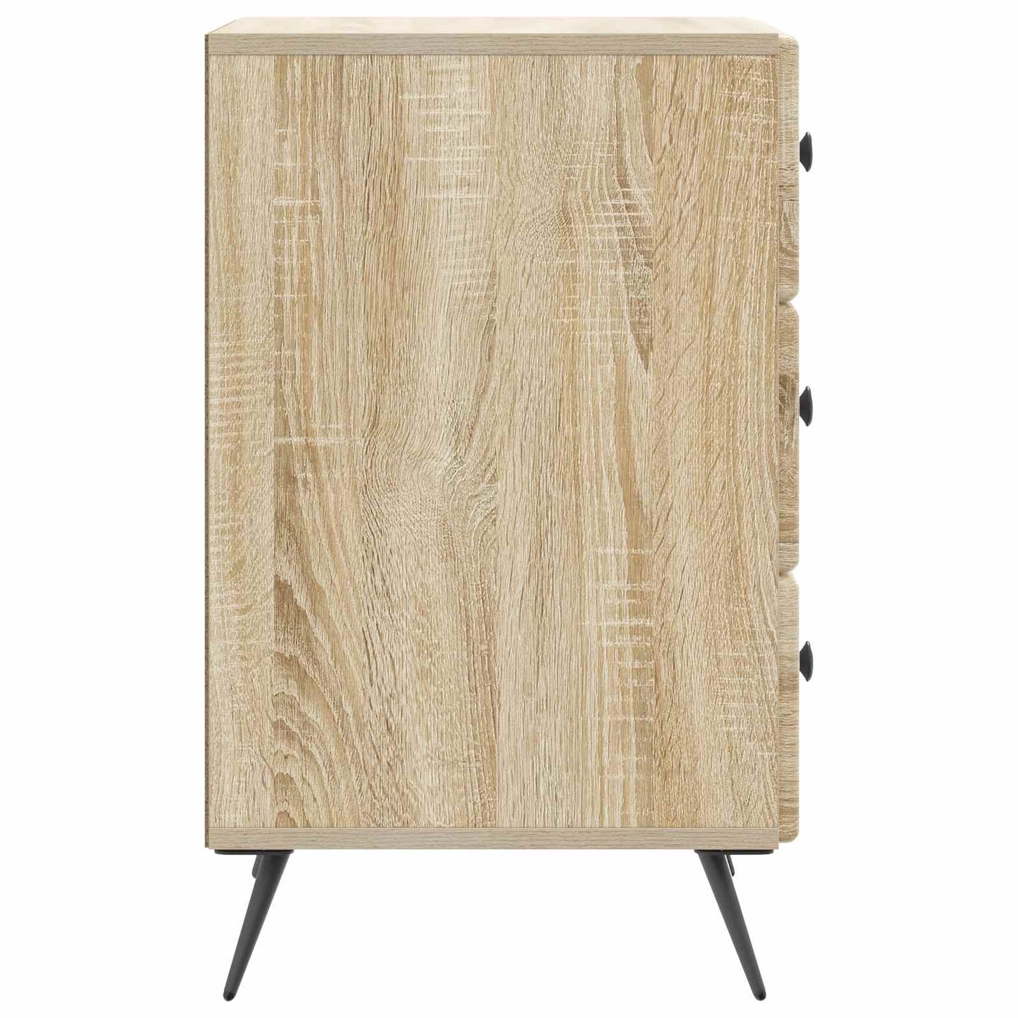 vidaXL Bedside Cabinet Sonoma Oak 43 x 41 x 66.5 cm Engineered Wood