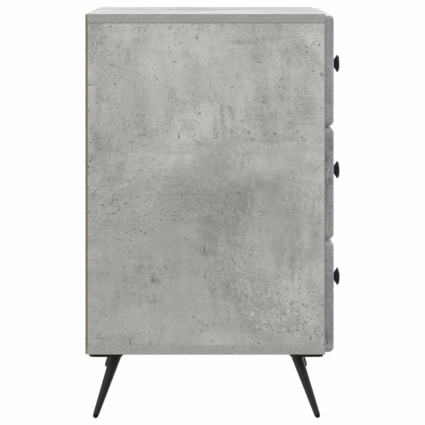 vidaXL Bedside Cabinet Concrete Grey 43 x 41 x 66.5 cm Engineered Wood
