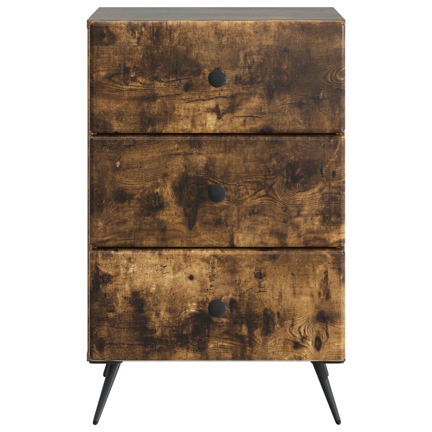 vidaXL Bedside Cabinet Smoked Oak 43 x 41 x 66.5 cm Engineered Wood