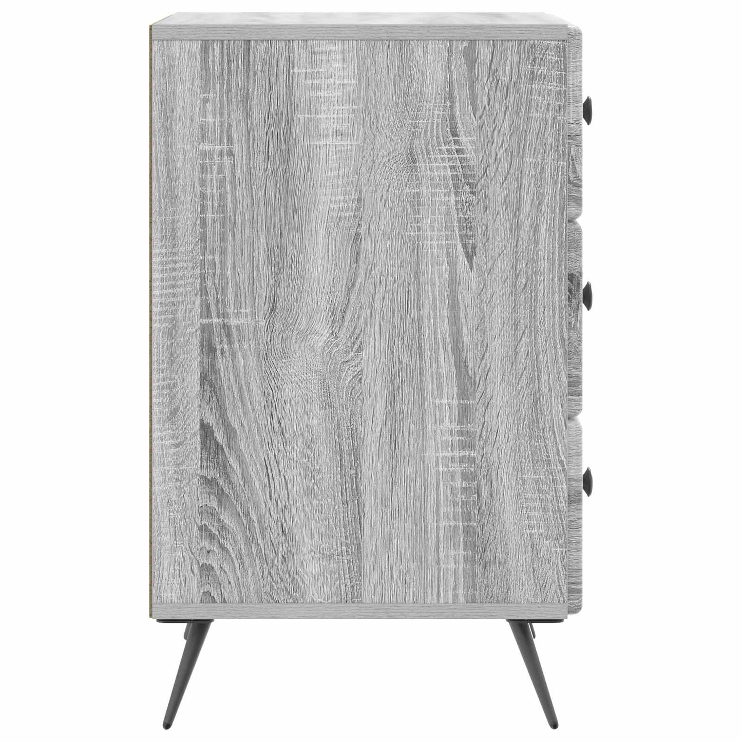 vidaXL Bedside Cabinet Grey Sonoma 43 x 41 x 66.5 cm Engineered Wood