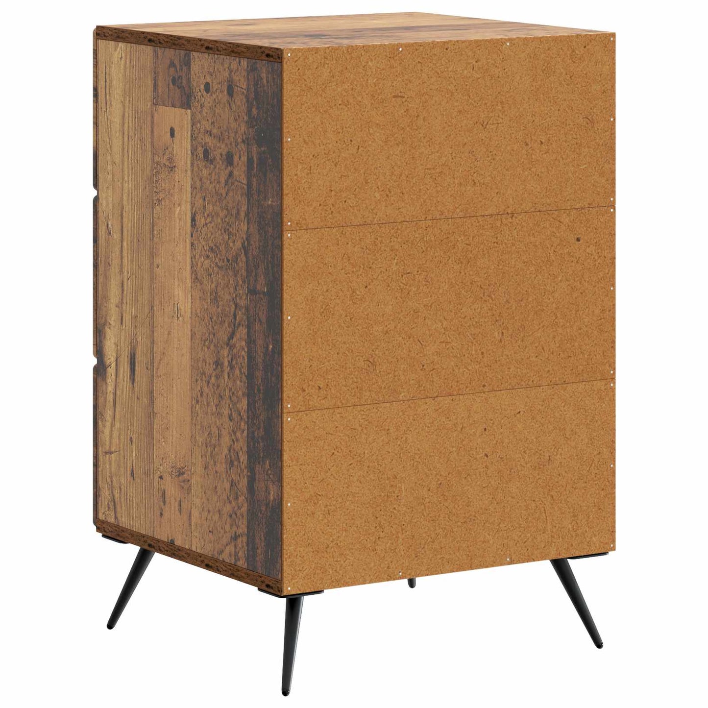 vidaXL Bedside Cabinet Old Wood 43 x 41 x 66.5 cm Engineered Wood