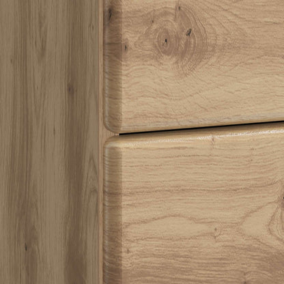 vidaXL Bedside Cabinet Artisan Oak 43 x 41 x 66.5 cm Engineered Wood