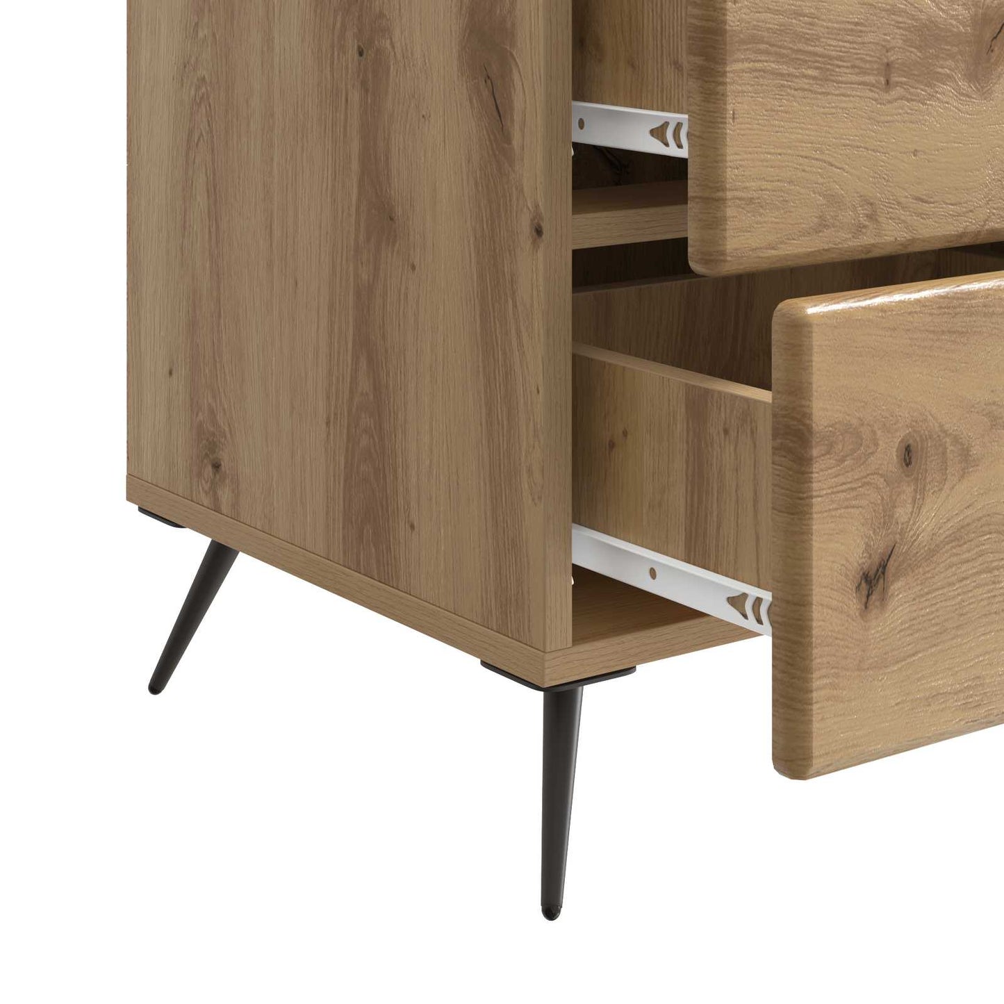 vidaXL Bedside Cabinet Artisan Oak 43 x 41 x 66.5 cm Engineered Wood
