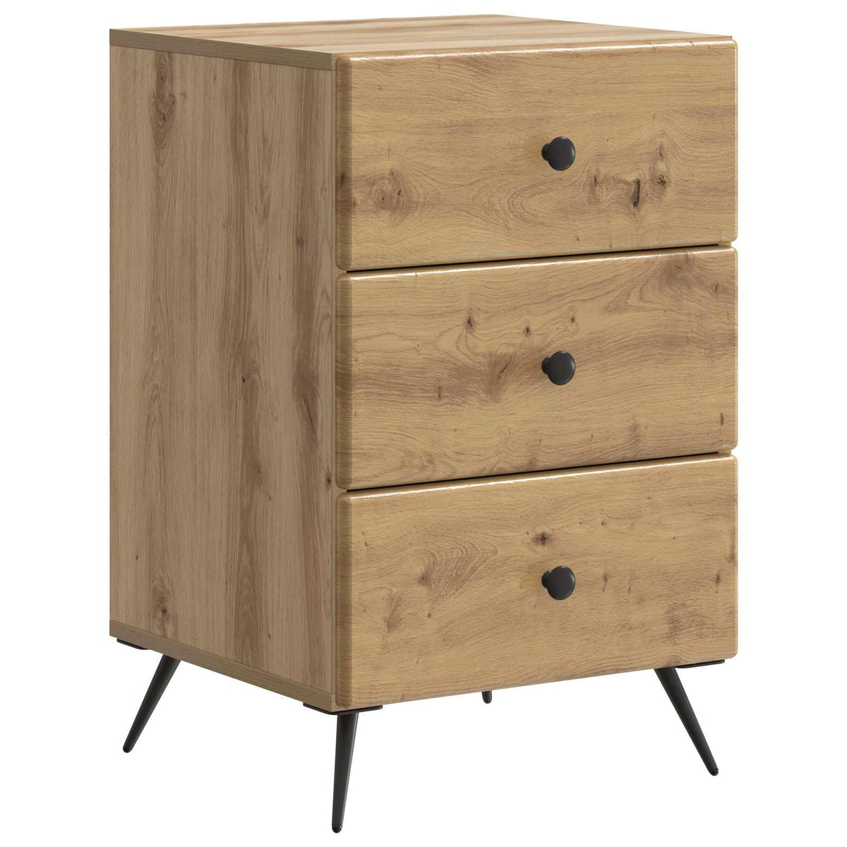 vidaXL Bedside Cabinet Artisan Oak 43 x 41 x 66.5 cm Engineered Wood