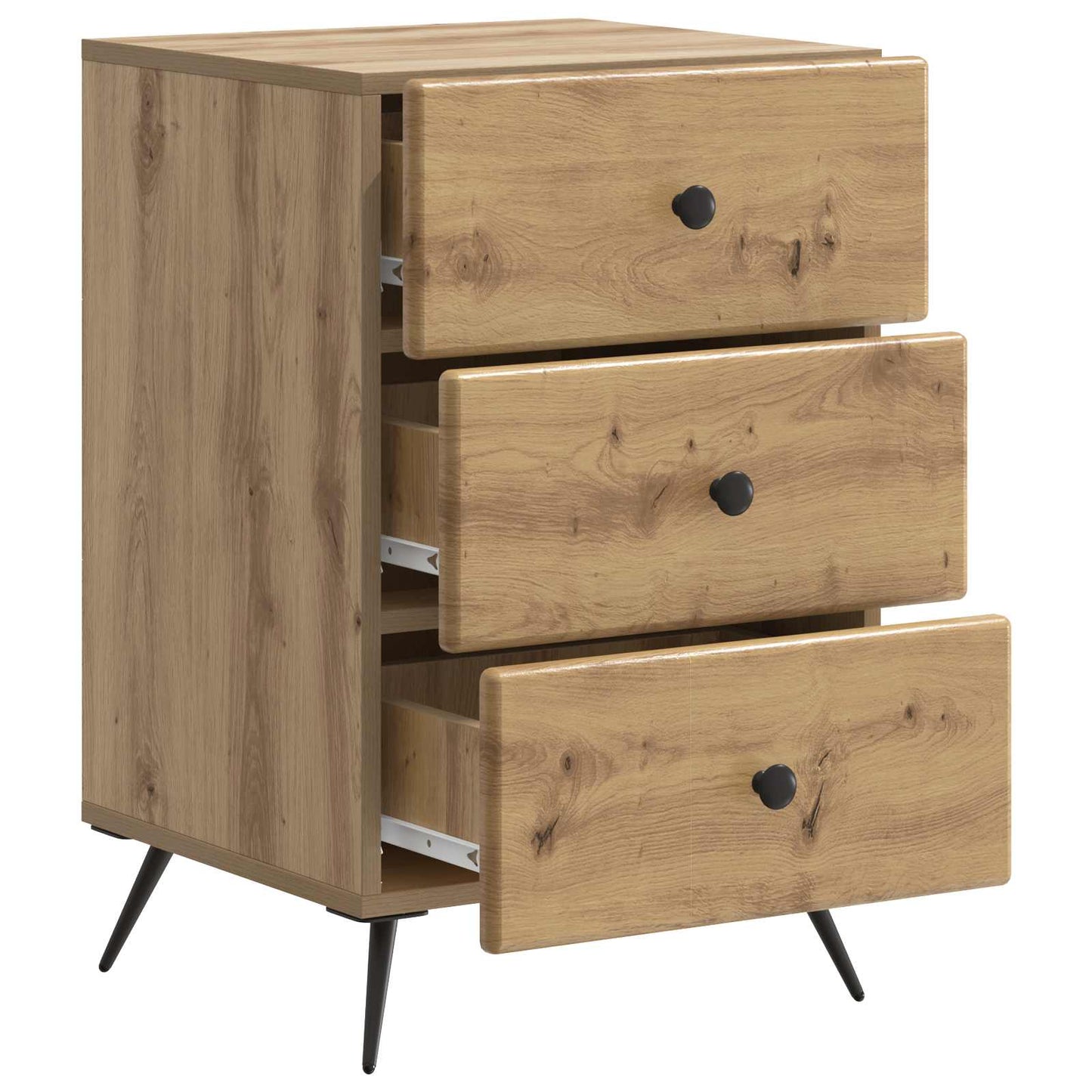 vidaXL Bedside Cabinet Artisan Oak 43 x 41 x 66.5 cm Engineered Wood