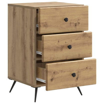vidaXL Bedside Cabinet Artisan Oak 43 x 41 x 66.5 cm Engineered Wood