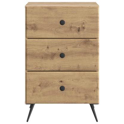 vidaXL Bedside Cabinet Artisan Oak 43 x 41 x 66.5 cm Engineered Wood