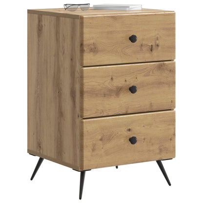 vidaXL Bedside Cabinet Artisan Oak 43 x 41 x 66.5 cm Engineered Wood