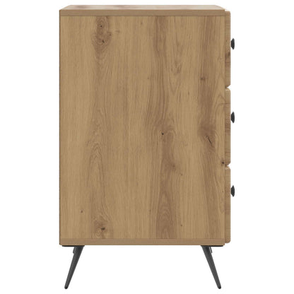 vidaXL Bedside Cabinet Artisan Oak 43 x 41 x 66.5 cm Engineered Wood