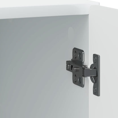 vidaXL Bedside Cabinet White 43 x 34.5 x 50 cm Engineered Wood