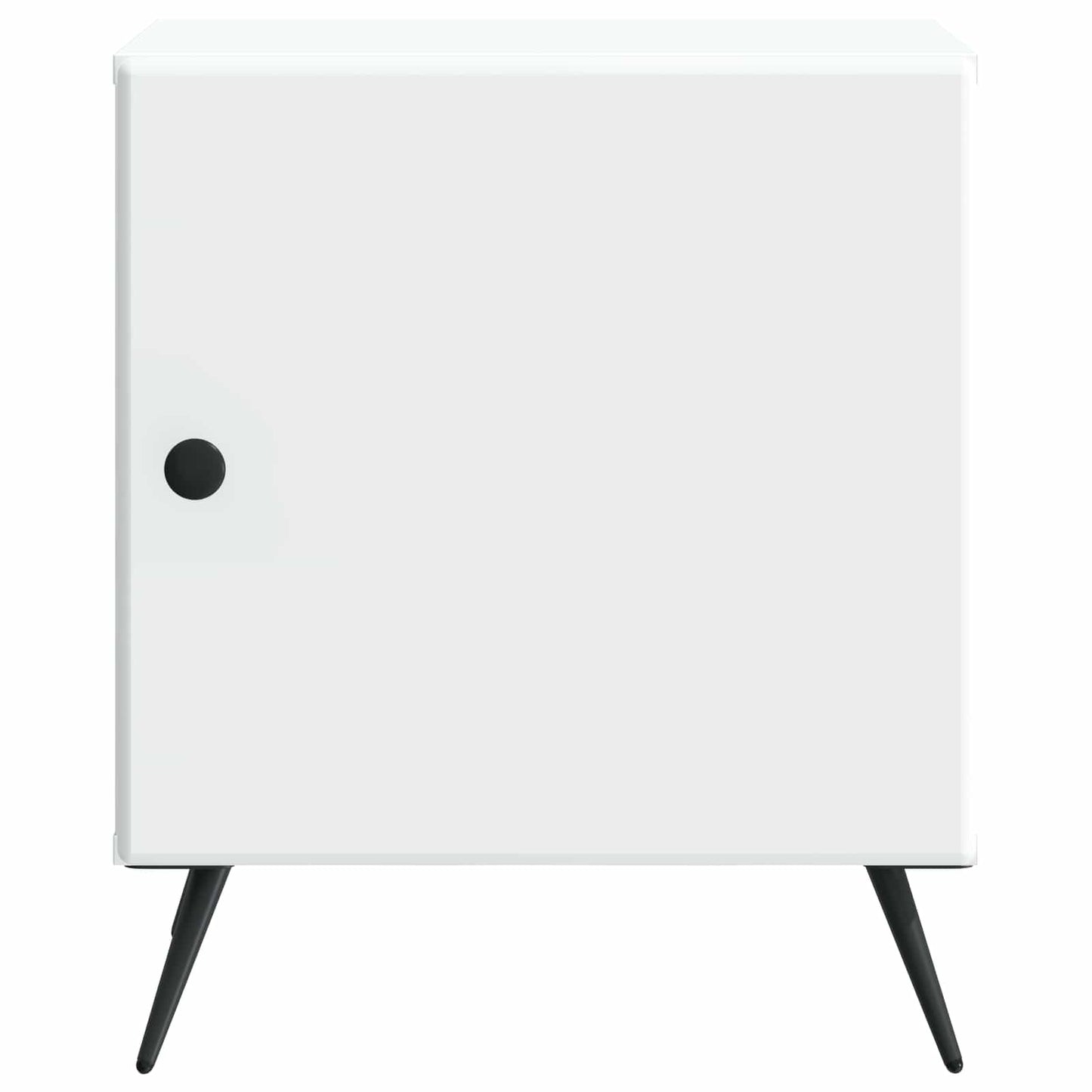 vidaXL Bedside Cabinet White 43 x 34.5 x 50 cm Engineered Wood