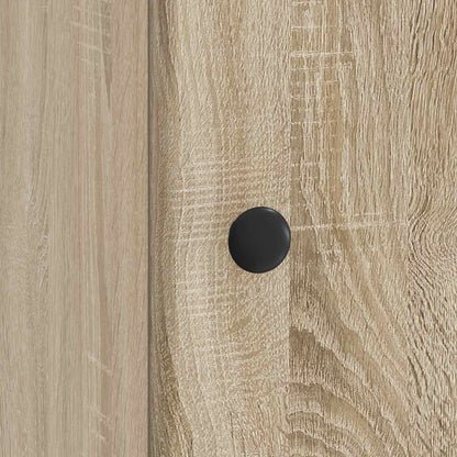 vidaXL Bedside Cabinet Sonoma Oak 43 x 34.5 x 50 cm Engineered Wood