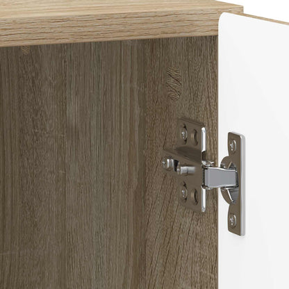 vidaXL Bedside Cabinet Sonoma Oak 43 x 34.5 x 50 cm Engineered Wood