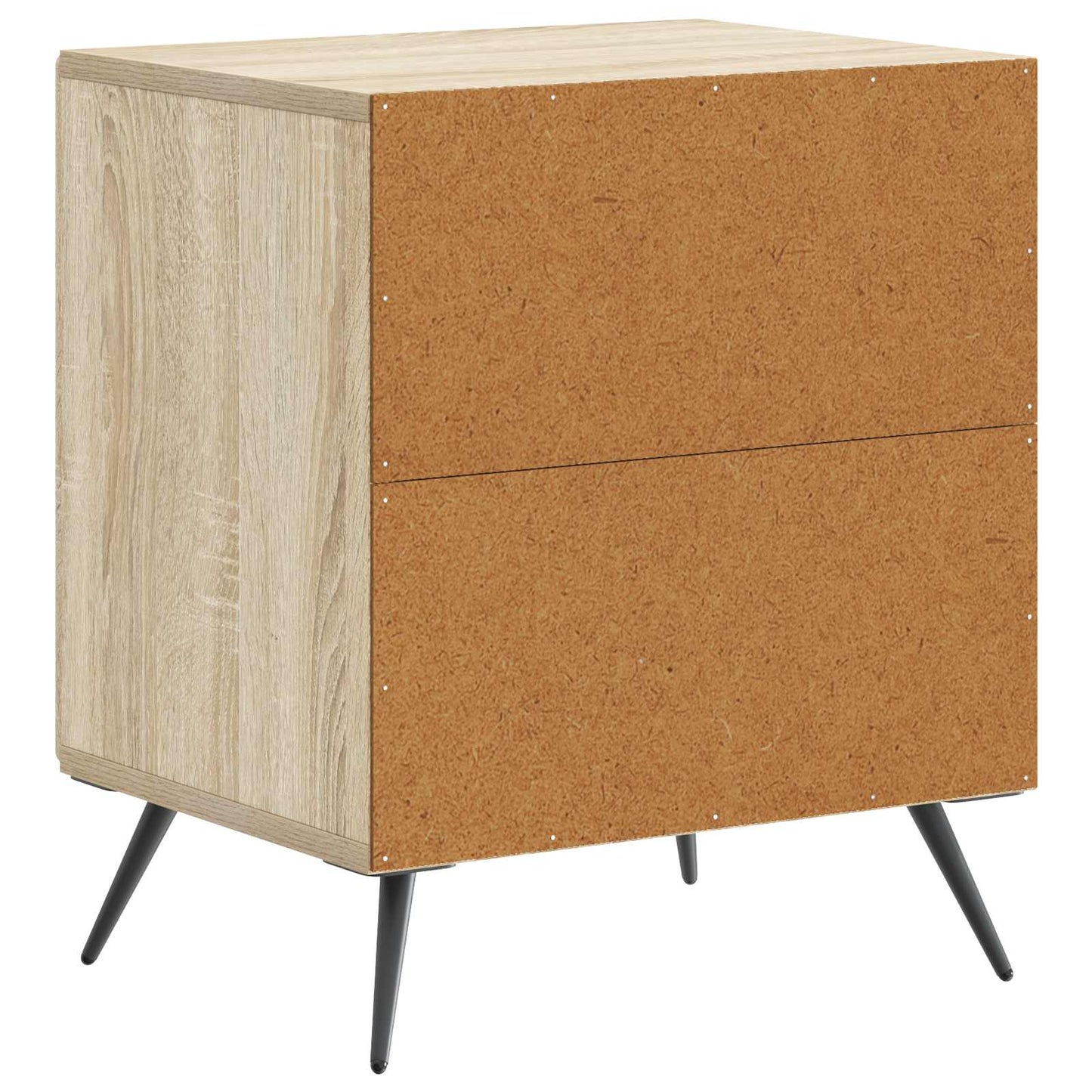 vidaXL Bedside Cabinet Sonoma Oak 43 x 34.5 x 50 cm Engineered Wood