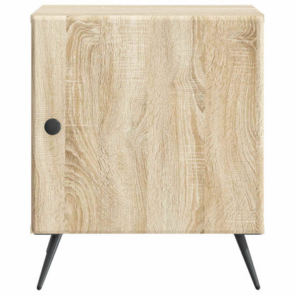 vidaXL Bedside Cabinet Sonoma Oak 43 x 34.5 x 50 cm Engineered Wood